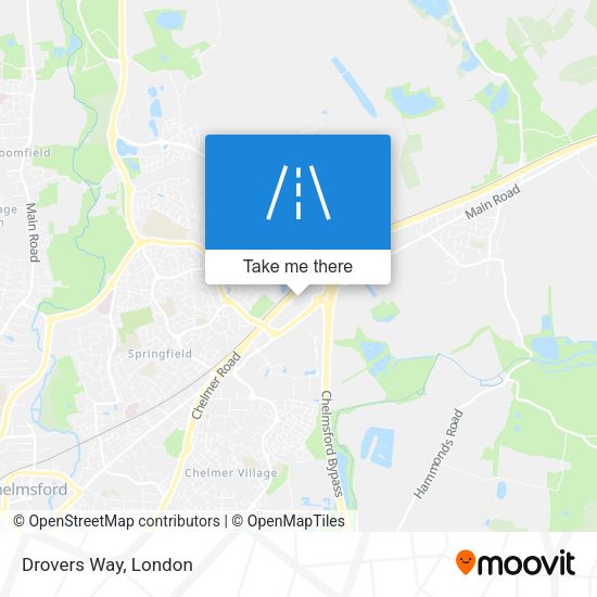 Drovers Way map