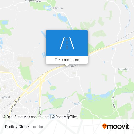 Dudley Close map
