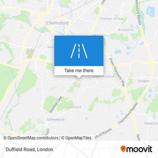 Duffield Road map