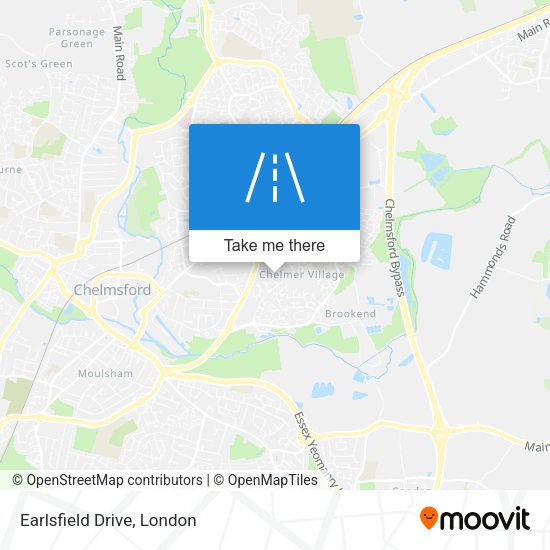 Earlsfield Drive map