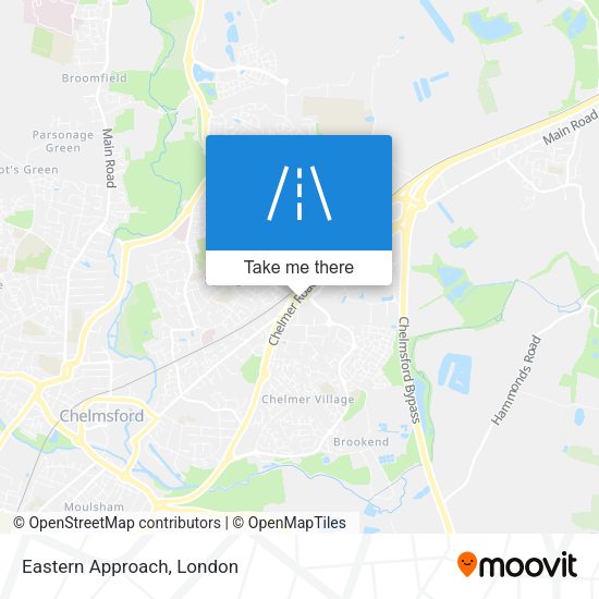 Eastern Approach map
