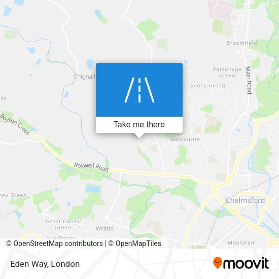 Eden Way map