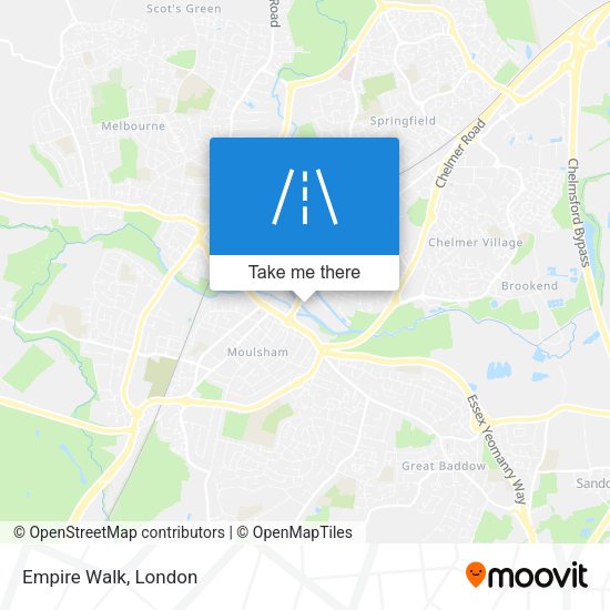 Empire Walk map