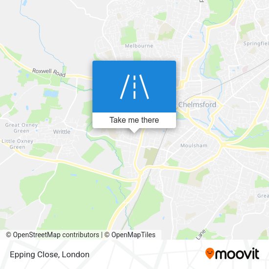 Epping Close map