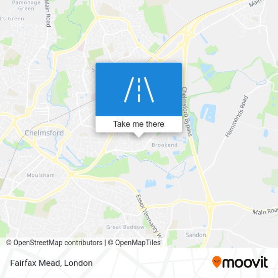 Fairfax Mead map