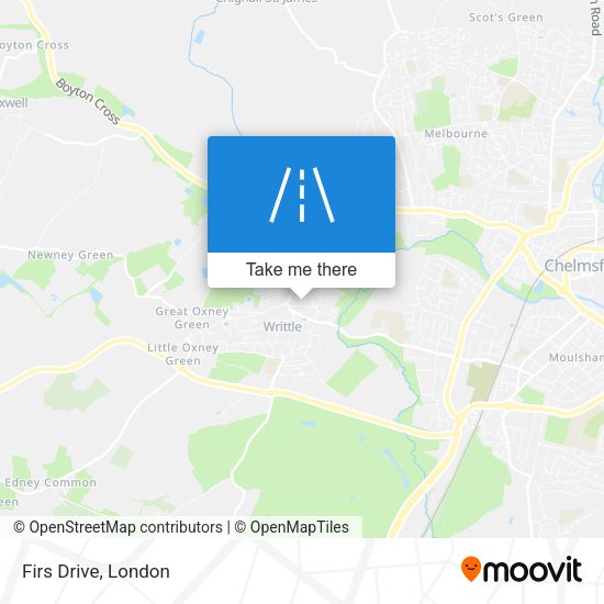Firs Drive map