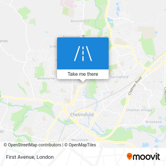 First Avenue map