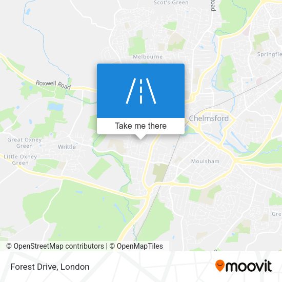 Forest Drive map