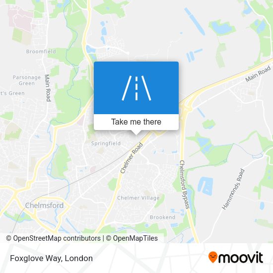 Foxglove Way map