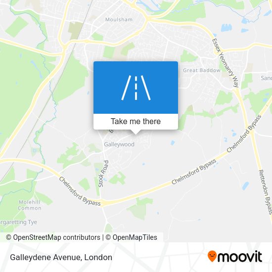 Galleydene Avenue map