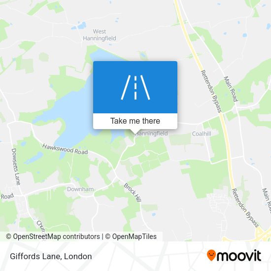 Giffords Lane map