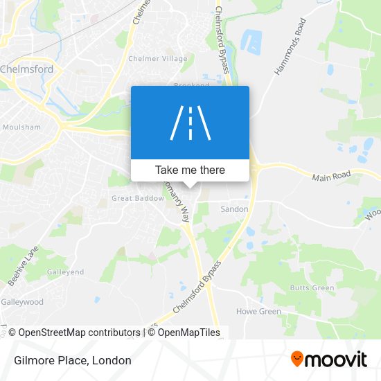 Gilmore Place map