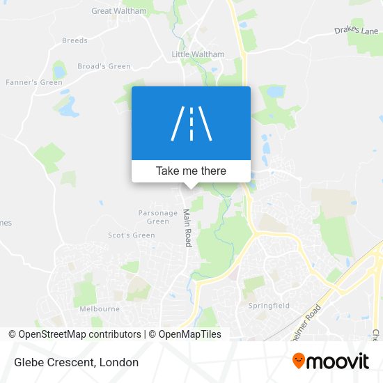 Glebe Crescent map