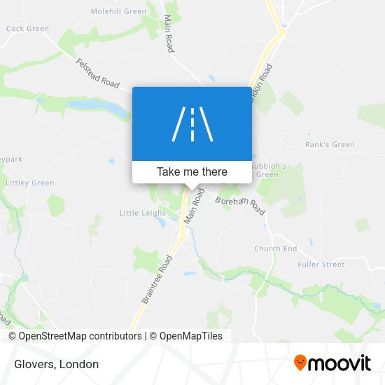 Glovers map