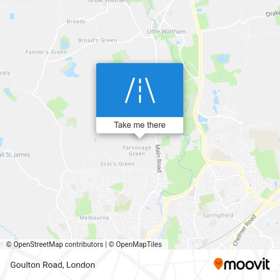 Goulton Road map