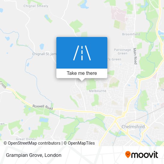 Grampian Grove map