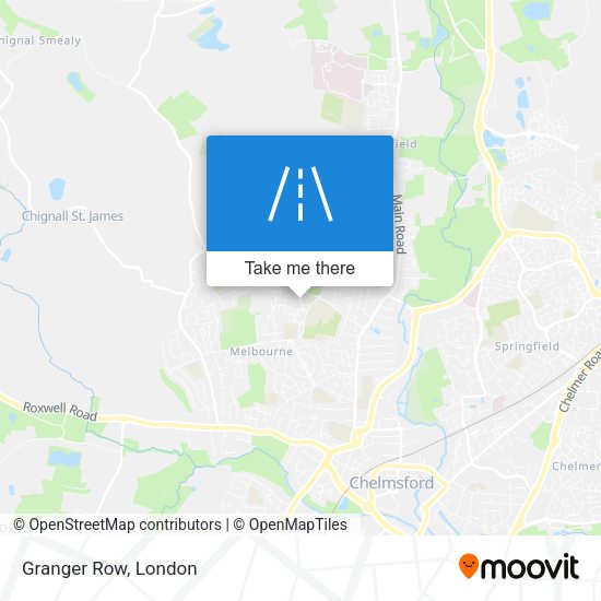 Granger Row map