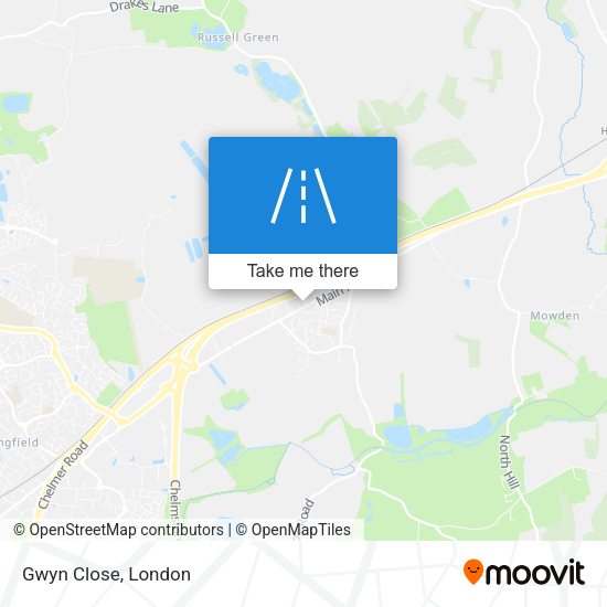 Gwyn Close map