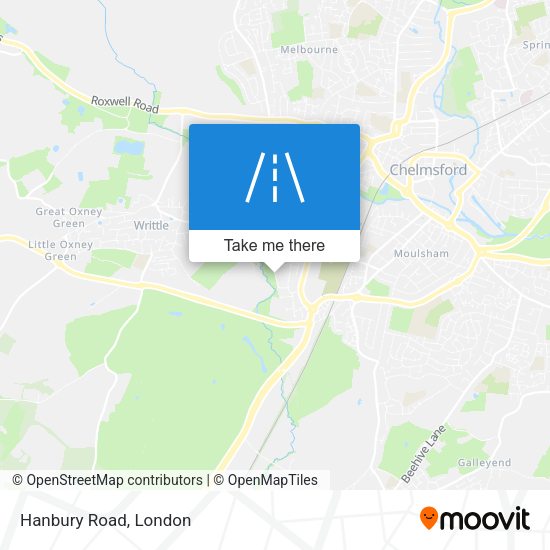 Hanbury Road map
