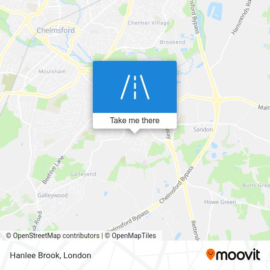 Hanlee Brook map