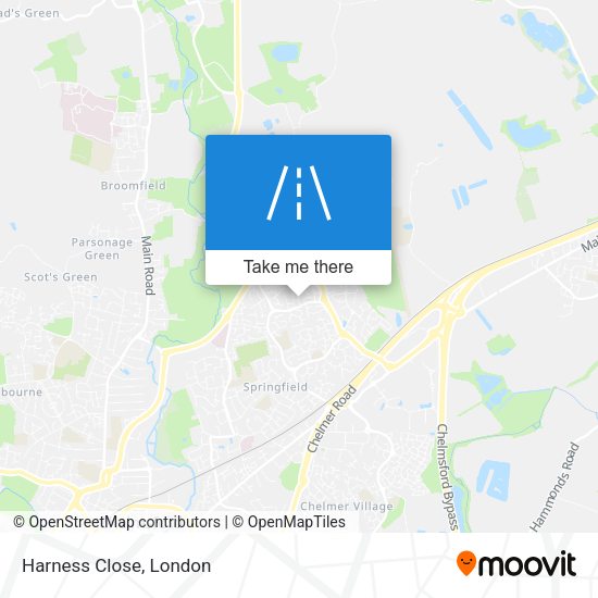 Harness Close map