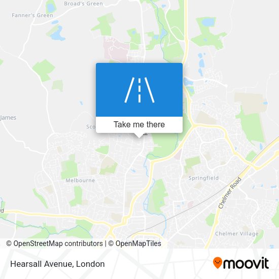 Hearsall Avenue map