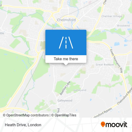 Heath Drive map