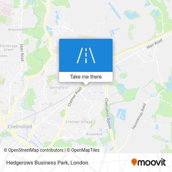 Hedgerows Business Park map