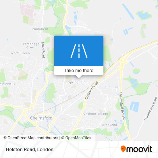 Helston Road map