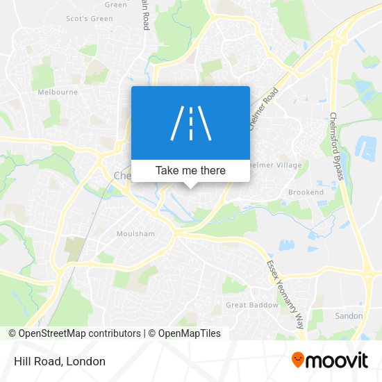 Hill Road map