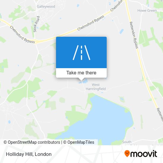 Holliday Hill map