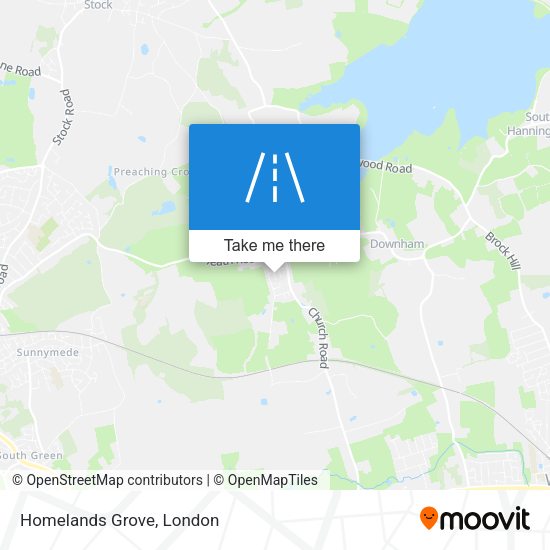 Homelands Grove map