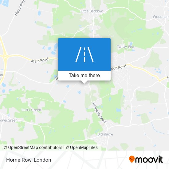 Horne Row map