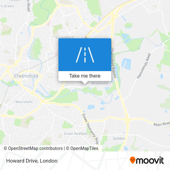 Howard Drive map
