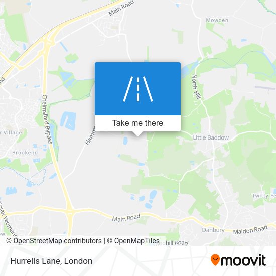 Hurrells Lane map