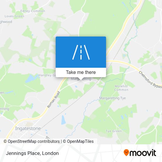 Jennings Place map