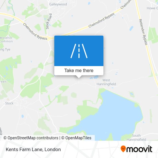 Kents Farm Lane map