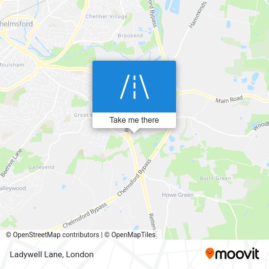 Ladywell Lane map