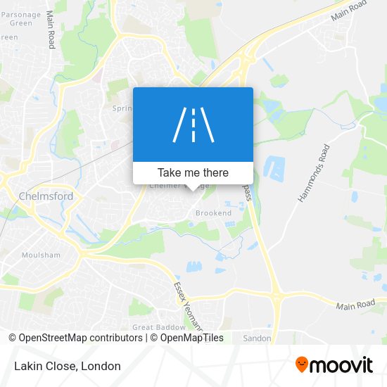 Lakin Close map