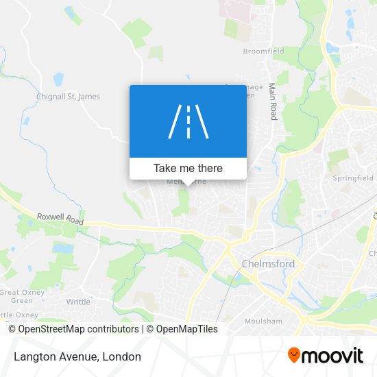 Langton Avenue map