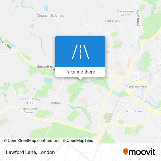 Lawford Lane map