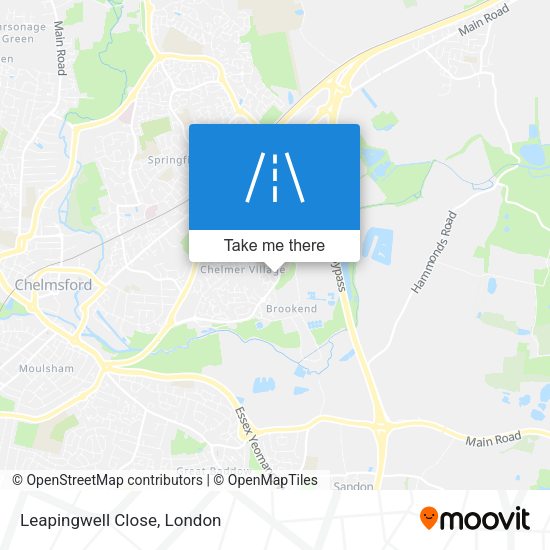 Leapingwell Close map