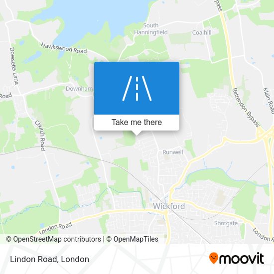 Lindon Road map