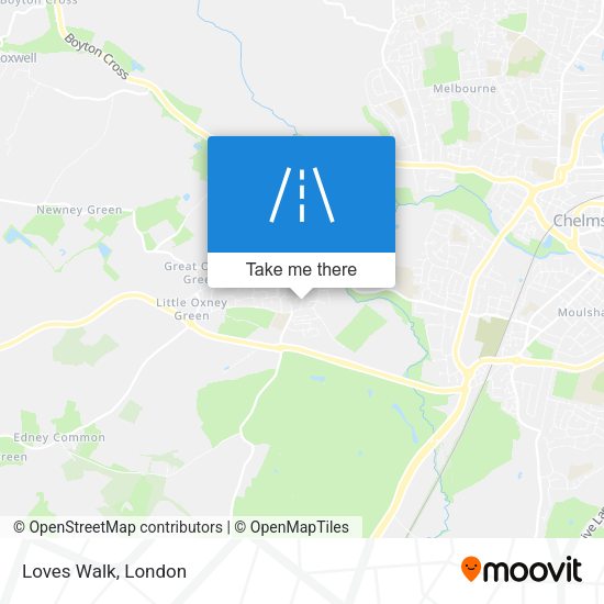 Loves Walk map