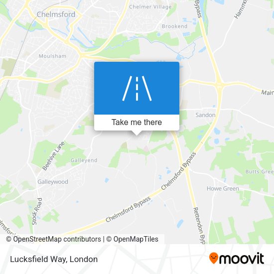 Lucksfield Way map