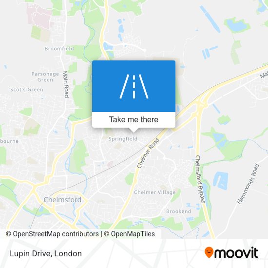 Lupin Drive map