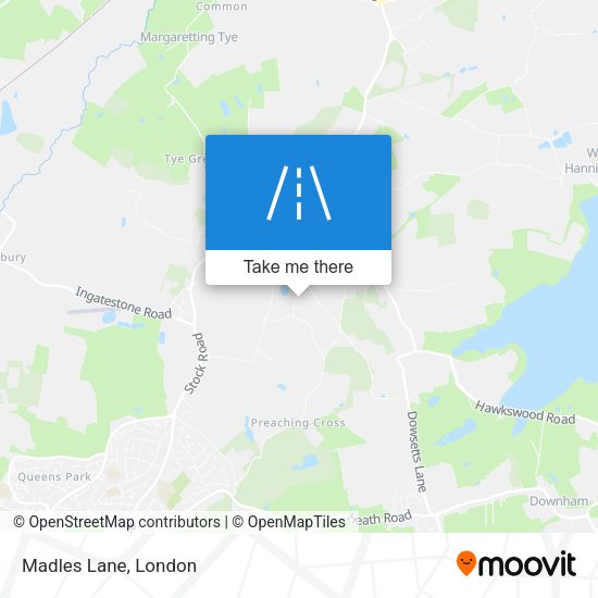 Madles Lane map