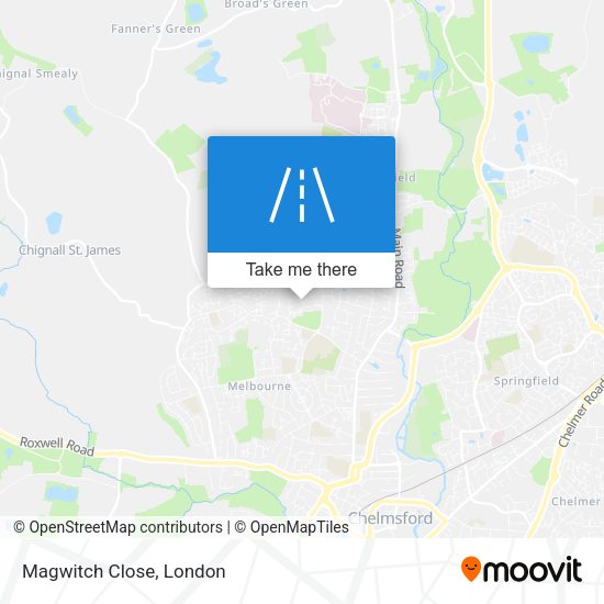 Magwitch Close map