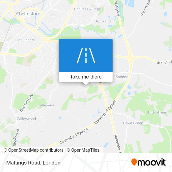 Maltings Road map
