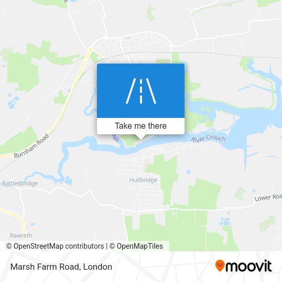 Marsh Farm Road map